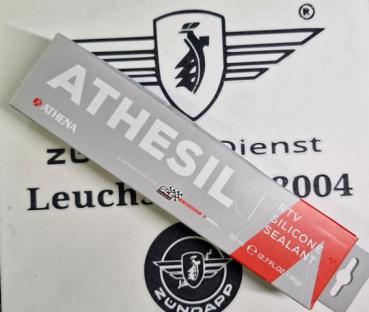 Preview: Athesil Dichtungsmasse RTV Silicone -40 - +300 Grad Benzin/Öl und Wasserresisdent 96g